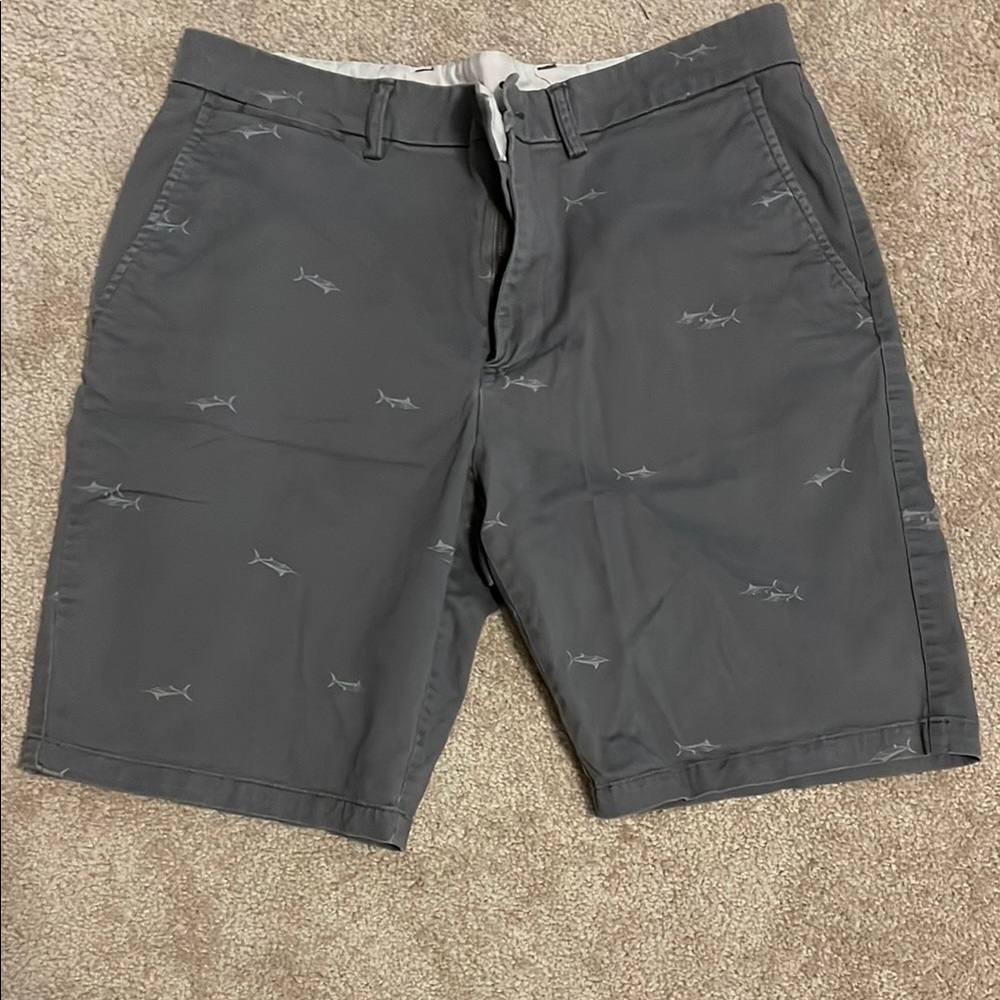 Old Navy Dark Gray Shark Pattern Men's Shorts